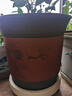 oeny紫砂花盆透气防烂根特大号口径种树种菜高颜值大花盆陶瓷花盆批发 红色:红色高直筒特大号 紫砂 实拍图