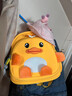 优歆小黄鸭书包儿童书包幼儿园护脊减压防走失宝宝背包2025新款卡通 【小黄鸭1-4岁】 长26宽23厚13cm 实拍图