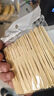 特美居（temeiju）水果叉一次性叉子月饼蛋糕竹制加厚点心叉外卖打包环保木叉100支 实拍图