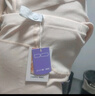 婧麒（JOYNCLEON）孕妇秋衣秋裤德绒保暖内衣抑菌防敏冬哺乳月子服 杏XXL JYZ169811 实拍图