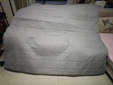 无印良品A类面料全棉棉花褥子双人家用床垫遮盖物宿舍床褥1.8x2米 优雅灰 实拍图