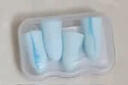 安耳悠防噪音睡眠耳塞德国进口 blue2对+EPC遮光眼罩立体透气 仲夏蓝 实拍图