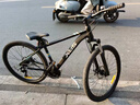 喜德盛（xds）山地自行车黑客350/旭日310 X6铝合金车架21速变速机械碟刹 黑客350黑银15.5寸（26款） 实拍图