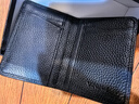 第九城(V.NINE)卡包名片夹头层牛皮轻薄驾驶证皮套防盗刷NFC防消磁银行卡套迷你小钱包男送老公送男友生日礼物情人节新年礼物  黑色 实拍图