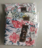 AB睡裤女春夏纯棉印花吸汗宽松透气休闲全棉女薄款高腰长裤家居裤 红牡丹 2XL 实拍图