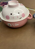 神田陶瓷碗家用日式米饭碗釉下彩饭碗卡通泡面碗汤碗 粉色小猪泡面碗 680ml 实拍图