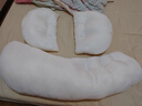 多米贝贝（Tomibaby）孕妇枕头护腰侧睡枕托腹睡觉侧卧枕睡垫抱枕u型腰枕豆豆蓝 实拍图