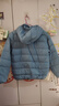 雪中飞童装儿童轻薄羽绒服男童新款中大童女童薄款外套冬 深雾蓝 160 实拍图