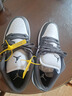 Jordan休闲鞋男子AJ 1乔丹JORDAN 1运动鞋553558-152白灰44 实拍图