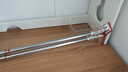 睦歌（MUGE）免打孔伸缩晾衣杆晾衣架窗帘杆衣柜挂衣杆卫生间不锈钢隔断浴帘杆 银色0.85-1.5【25不锈钢管径】 实拍图
