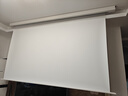 京东京造100英寸电动悬浮白光子幕布 4K高清免打孔无甲醛家用办公户外幕布适配极米坚果当贝投影仪 实拍图