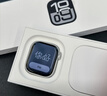 Apple/苹果 Watch Series 10 智能手表GPS款46毫米银色铝金属表壳丹宁色运动型表带S/M MX203CH/B 实拍图