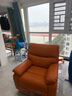 芝华仕（CHEERS）头等舱布单椅布艺沙发单人沙发舒适代表作9780电动橙【京仓闪发】 实拍图