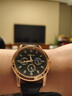 正品男士手表高档休闲石英表简约气质男表皮带高颜值罗马时尚腕表 黑色运动款 实拍图