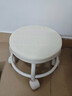 【全网爆款】椅子万向轮美缝凳子带轮旋转擦地矮凳美甲修脚凳滑轮 儿童凳-米白色款 实拍图