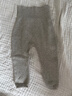 OAK FAMILY毛衣婴儿外套套装宝宝春装连帽上衣男女儿童开衫针织 【护肚裤】浅灰色 微弹透气 80 cm(适合身高70-80cm)9-18个月 实拍图