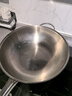 菲仕乐哥本系列30厘米（玻璃盖）单柄炒锅无涂层不锈钢炒菜锅 实拍图