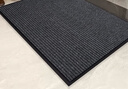 居拾忆 双条纹防滑垫进门商用防滑垫迎宾吸水防尘地毯双条纹无字地垫 灰色双条纹50*80cm 实拍图