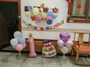 多美忆生日场景布置生日气球氛围道具儿童男孩女孩派对装饰粉色桌飘 实拍图