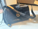 个乐黑石包经典大容量植鞣绵羊皮单肩斜挎通勤软包男女款礼物 黑石M（金标） 实拍图