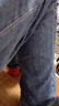 真维斯（JEANSWEST）牛仔裤男士直筒宽松男裤2025秋冬长裤男士弹力休闲裤子蓝色30 实拍图