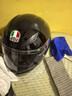 AGV K1S头盔K1摩托车机车全盔四季通用全覆式跑盔男女广角通风透气3C K1S-BLACK（亮黑） M（适合55-56头围） 实拍图