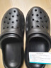 手术室室内洞洞鞋厚底女医护士凉拖鞋eva透气防滑外穿2025新款男 黑色 44-45 实拍图