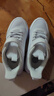 361°儿童运动鞋男童跑鞋秋冬密网轻便魔术贴女童皮革加绒保暖运动鞋 【四季密网】361度白/银色 33 实拍图
