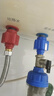 布莱达电热水器防电墙泄压阀套装隔电墙保护安全阀减压阀通用配件全套 【加厚款】红蓝防电墙(2个装) 实拍图
