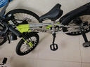 凤凰（Phoenix）儿童自行车儿童山地自行车小孩单车带辅助轮6-10岁凤凰儿童自行车 高配绿丨辐条轮+辅助轮+礼包 16寸【适合105-130cm】 实拍图