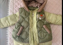 巴拉巴拉童装宝宝羽绒服保暖婴儿外套儿童冬季两件套萌趣男童女童 军绿40610 90 外套充绒30g+马甲充绒18g 实拍图