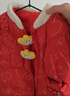 巴拉巴拉童装宝宝羽绒连体衣新生儿衣服婴儿2025春装哈衣爬服红色拜年服 红色调00366-灰鸭绒 100 cm充绒量107g 实拍图