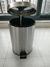 欧润哲垃圾桶脚踏带盖 7L不锈钢客厅卧室厨房卫生间家用静音内外双桶 实拍图