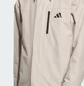 adidas拒水加绒内胆三合一连帽外套男女秋冬阿迪达斯官方轻运动 浅褐   L 实拍图