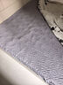 A类夹棉床笠罩单件2025新款床罩席梦思床垫套保护罩防尘床单床套 回形-高级灰【抗菌柔软透气】 150cmx190cm单床笠 实拍图