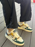 回力男鞋小白鞋男2025冬季新款休闲鞋男空军一号鞋子男学生运动板鞋男 米绿 42 (260mm) 男款 实拍图