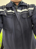 龙伟联合电工劳保工作服套装防静电春秋长袖套装中石油煤矿下井劳保服定制 实拍图