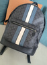 蔻驰（COACH）男包男士大号时尚潮流实用双肩背包送男生礼物 黑灰色拼色CV922QBOH0 实拍图