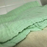 全棉时代浴巾纯棉速吸易干六层素色水洗纱布浴巾淡翠绿80cm×140cm 实拍图