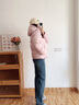 森马（Semir）羽绒服女90绒子短款轻暖三防可爱花苞帽2025冬新款立体防风外套 【正肩显瘦廓形】橡皮粉61216 S 实拍图