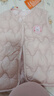 贝瑞加（Babyprints）宝宝马甲秋冬中小童保暖护肚背心幼儿园百搭马夹舒适坎肩 粉110 实拍图
