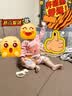 舒贝怡婴儿衣服儿童内衣套装纯棉四季睡衣宝宝秋衣秋裤分体家居服粉80 实拍图