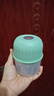 绞肉机小型打蒜器家用绞蒜切蒜器多功能辅食料理机电动蒜泥神器蒜蓉机自动切菜机压蒜器 浅绿色 0.26L （塑料杯） 实拍图