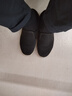 3514老北京布鞋工作鞋轻便一脚蹬爸爸鞋传统布鞋男士休闲鞋  黑色 40 实拍图