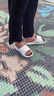 俞兆林（YUZHAOLIN）俞兆林踩屎感拖鞋男夏季外穿厚底家用凉拖鞋女 YE221 实拍图