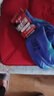 星宇 浸胶劳保手套 优耐保半挂乳胶压纹防滑耐用 工业工地工作木工钢筋工建筑防护手套 12付蓝色A688大码L【耐磨透气柔软】 实拍图