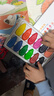 得力（deli）12色水滴蜡笔油画棒萌趣防滑不脏手幼儿儿童涂鸦绘画画笔套装72074-12美育工具 实拍图