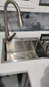 浪鲸（SSWW）厨房水槽大单槽洗菜盆304不锈钢一体盆纳米抗菌耐磨洗菜池TK17 C款-配花瓶抽拉龙头+伸缩篮 50*40cm 实拍图
