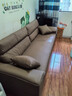 岁植现代简约真皮客厅沙发直排防猫抓百搭2025新款沙发大小户型出租屋 纳米科技布-乳胶坐垫 2.1米直排【三人位】 实拍图