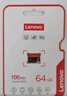联想（Lenovo）64GB TF（MicroSD）内存卡 U3 V30 A1 手机平板监控行车记录仪专用卡 实拍图
